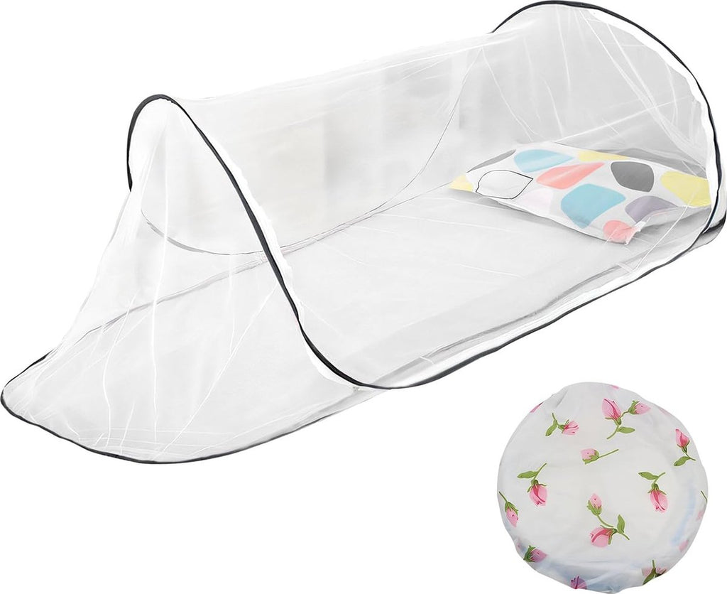 Jarrlot pop-up mosquito net bed tent for a single bed