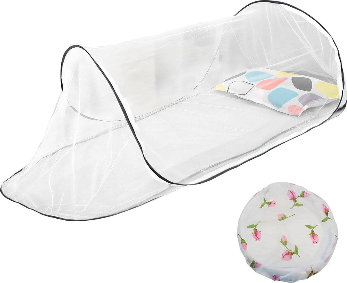 Jarrlot pop-up mosquito net bed tent for a single bed