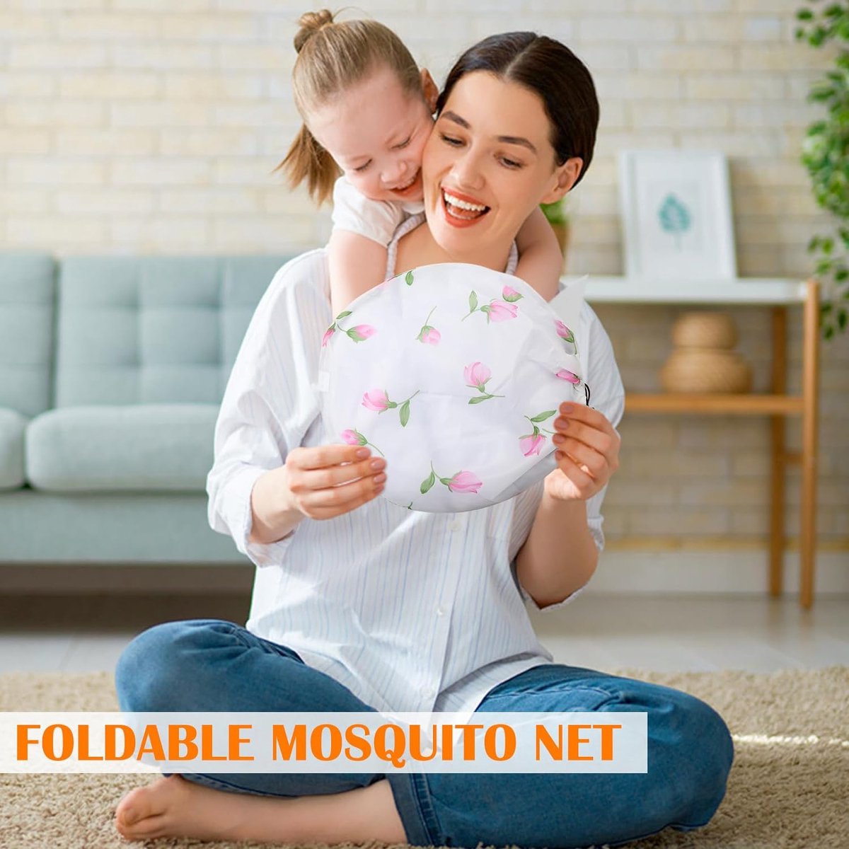 Mosquito net bed tent dimensions, 210 by 80 by 56 centimetres