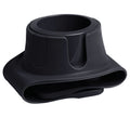 Jarrlot anti-spill silicone couch arm cup holder in black
