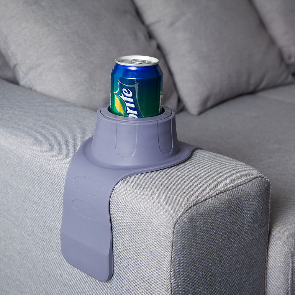 Flexible silicone saddle moulding to a rounded couch arm