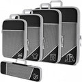 Jarrlot waterproof compression packing cube set, five sizes with carry handles